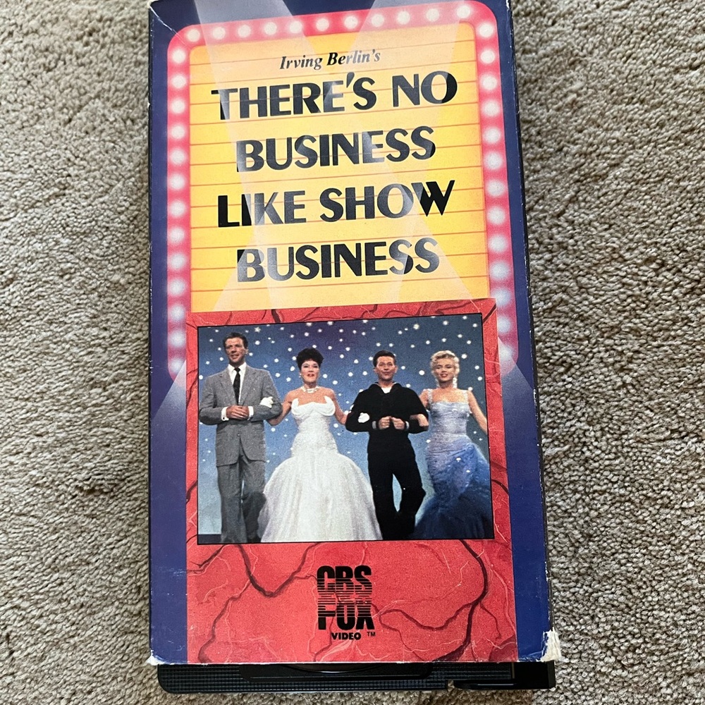 Irving Berlin's There's No Business Like Show Business VHS Marilyn Monroe